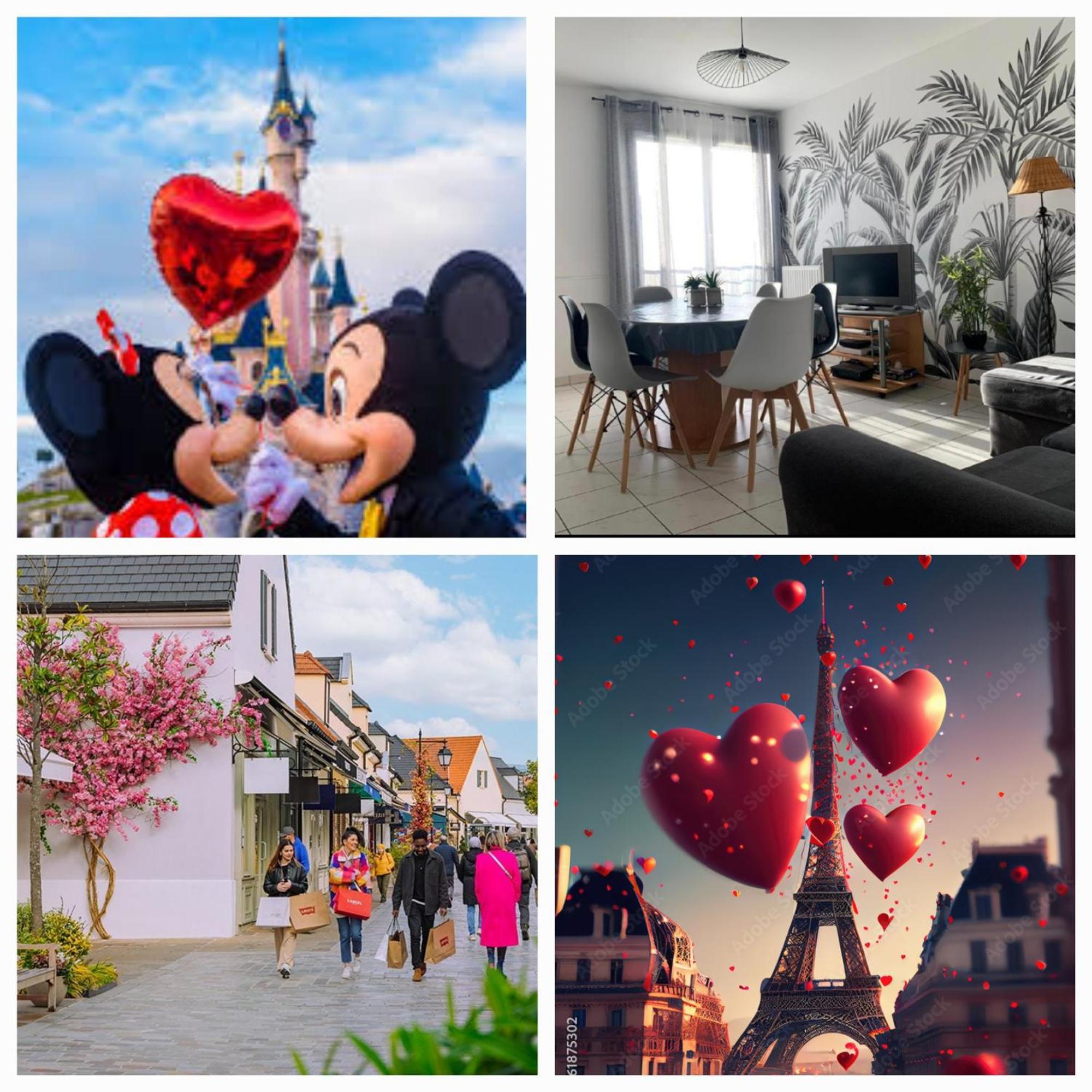 Disney, Sunny Comfortable 2 Bedrooms Family Apartment, 8 Pers, Wifi, Netflix Chessy  Exteriör bild